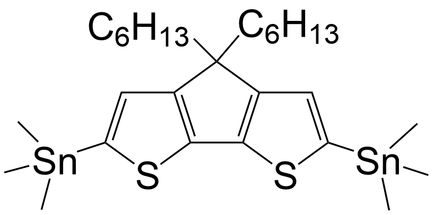 (4,4-dihexyl-4H-cyclopenta[2,1-b:3,4-b']dithiophene-2,6-diyl)bis(trimethylstannane)/920503-98-6